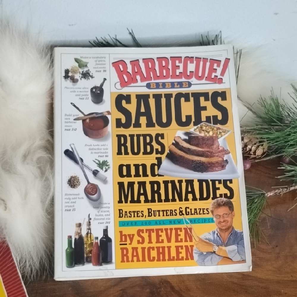 Barbecue Bible Sauces Rubs and Marinades by Steven Raichlen - Multicolor